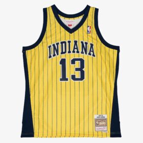 Men's Mark Jackson Gold Indiana Pacers 1999/00 Hardwood Classics Swingman Player Jersey