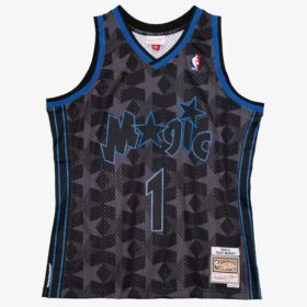 Men's Tracy McGrady Black Orlando Magic 2000/01 Hardwood Classics Reload 2.0 Swingman Jersey