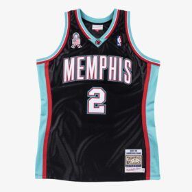 Men's Jason Williams Black Memphis Grizzlies 2001/02 Hardwood Classics Player Jersey