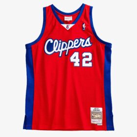 Men's Elton Brand Red LA Clippers 2001/02 Hardwood Classics Swingman Player Jersey