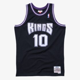 Men's Mike Bibby Black Sacramento Kings 2001/02 Hardwood Classics Swingman Player Jersey