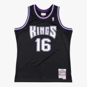 Men's Peja Stojakovic Black Sacramento Kings 2001/02 Hardwood Classics Swingman Player Jersey