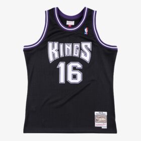 Men's Peja Stojakovic Black Sacramento Kings 2001/02 Swingman Jersey