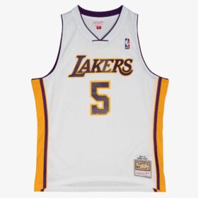 Men's Robert Horry White Los Angeles Lakers 2002/03 Hardwood Classics Swingman Player Jersey