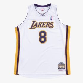 Men's Kobe Bryant White Los Angeles Lakers 2003/04 Hardwood Classics Player Jersey