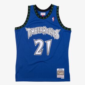 Men's Kevin Garnett Blue Minnesota Timberwolves 2003/04 Hardwood Classics Swingman Player Jersey