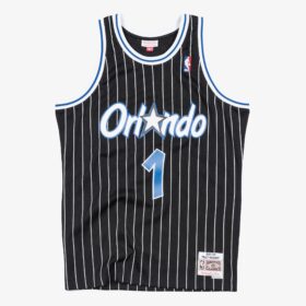 Men's Tracy McGrady Black Orlando Magic 2003/04 Hardwood Classics Swingman Player Jersey