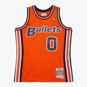 Men's Gilbert Arenas Orange Washington Wizards 2004/05 Hardwood Classics Bullets Throwback Swingman Jersey