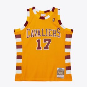 Men's Anderson Varejao Gold Cleveland Cavaliers 2004/05 Hardwood Classics Swingman Jersey