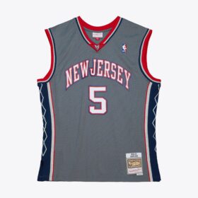 Men's Jason Kidd Gray New Jersey Nets Hardwood Classics 2004/05 Swingman Jersey