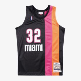 Men's Shaquille O'Neal Black Miami Heat 2005/06 Hardwood Classics Player Jersey