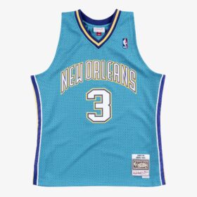 Men's Chris Paul Teal New Orleans Hornets 2005/06 Hardwood Classics Swingman Player Jersey