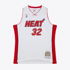 Men's Shaquille O'Neal White Miami Heat 2005/06 Swingman Jersey