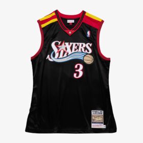 Men's Allen Iverson Black Philadelphia 76ers 2006/07 Jersey