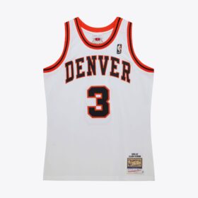 Men's Allen Iverson White Denver Nuggets 2006/07 Jersey