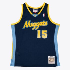 Men's Carmelo Anthony Navy Denver Nuggets 2006/07 Hardwood Classics Swingman Player Jersey