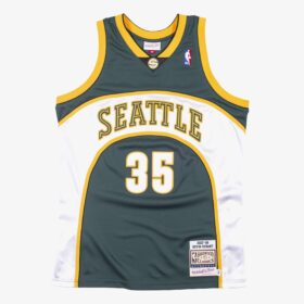 Men's Kevin Durant Green Seattle SuperSonics Hardwood Classics 2007/08 Jersey