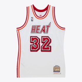 Men's Shaquille O'Neal White Miami Heat 2007/08 Jersey