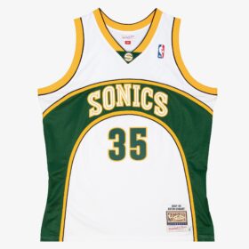 Men's Kevin Durant White Seattle SuperSonics 2007/08 Jersey