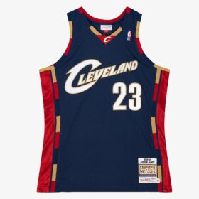 Men's LeBron James Navy Cleveland Cavaliers 2008/09 Jersey