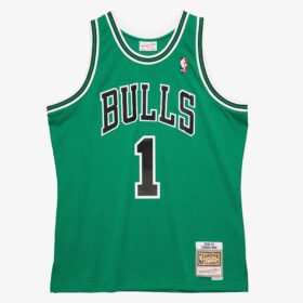 Men's Derrick Rose Green Chicago Bulls 2008/09 Hardwood Classics Swingman Player Jersey