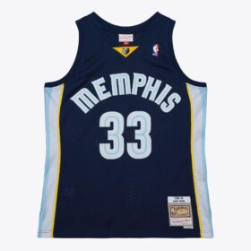 Men's Marc Gasol Navy Memphis Grizzlies 2008/09 Hardwood Classics Swingman Throwback Jersey