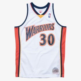 Men's Stephen Curry White Golden State Warriors 2009/10 Hardwood Classics Swingman Player Jersey