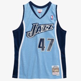 Men's Andrei Kirilenko Light Blue Utah Jazz 2009/10 Swingman Jersey