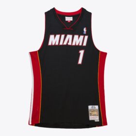 Men's Chris Bosh Black Miami Heat 2012/13 Swingman Jersey