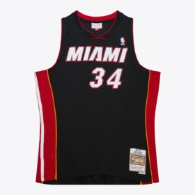 Men's Ray Allen Black Miami Heat 2012/13 Swingman Jersey