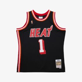 Men's Chris Bosh Black Miami Heat 2013/14 Swingman Jersey