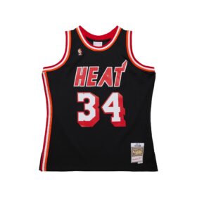 Men's Ray Allen Black Miami Heat 2013/14 Swingman Jersey