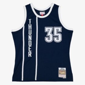 Men's Kevin Durant Navy Oklahoma City Thunder 2015/16 Hardwood Classics Swingman Player Jersey