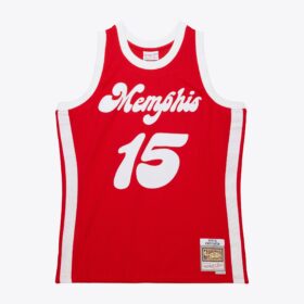 Men's Vince Carter Red Memphis Grizzlies 2015/16 Swingman Jersey