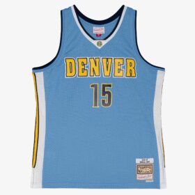 Men's Nikola Jokic Powder Blue Denver Nuggets 2016/17 Hardwood Classics Swingman Player Jersey