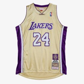 Men's Kobe Bryant Gold Los Angeles Lakers 1996/2016 Hardwood Classics Player Jersey