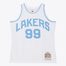 Men's George Mikan White Minneapolis Lakers 1948/49 Hardwood Classics Swingman Jersey