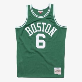 Men's Bill Russell Kelly Green Boston Celtics 1962/63 Swingman Jersey