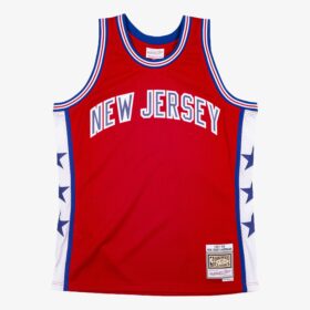 Men's   Red New Jersey Americans 1967/68 Hardwood Classics Swingman Team Jersey