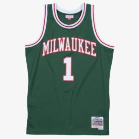 Men's Oscar Robertson Green Milwaukee Bucks 1970/71 Hardwood Classics Swingman Player Jersey