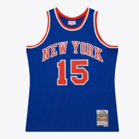 Men's Earl Monroe Blue New York Knicks 1972/73 Hardwood Classics Swingman Jersey