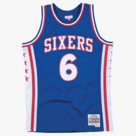 Men's Julius Erving Royal Philadelphia 76ers 1976/77 Hardwood Classics Swingman Player Jersey