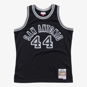 Men's George Gervin Black San Antonio Spurs 1977/78 Hardwood Classics Swingman Player Jersey