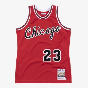 Men's Michael Jordan Red Chicago Bulls 1984/85 Jersey