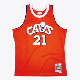 Men's World B. Free Orange Cleveland Cavaliers 1984/85 Hardwood Classics Swingman Player Jersey