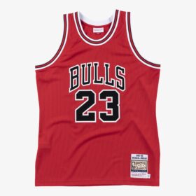 Men's Michael Jordan Red Chicago Bulls 1985/86 Jersey