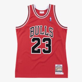 Men's Michael Jordan Red Chicago Bulls 1987/88 Jersey