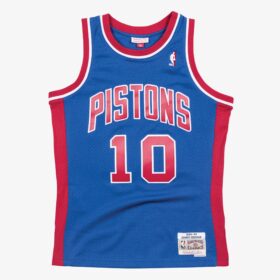 Men's Dennis Rodman Blue Detroit Pistons 1988/89 Hardwood Classics Swingman Player Jersey