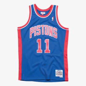 Men's Isiah Thomas Blue Detroit Pistons 1988/89 Hardwood Classics Swingman Player Jersey