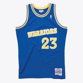 Men's Mitch Richmond Royal Golden State Warriors 1990/91 Hardwood Classics Swingman Jersey